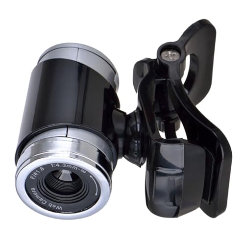 NOLITOY USB 720P Webcam with Microphone and Clip, Black Plastic Camera | Built in Noise Reduction, 30FPS Video, USB 2.0 Connection, for Teleconference and Photo Use