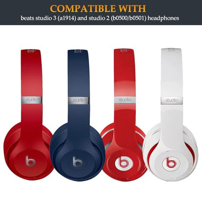 Studio 3 Replacement Parts as Same as OEM A1914 Hinges Durable Accessories Repair Kit Compatible with Beats by Dre Studio3 (A1914) and Studio Pro (A2924) Wireless Over-Ear Headphones (Silver) - color: Silver