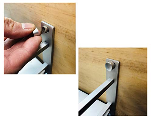 Ace Select Aluminum Wall Mounted Shelf Floating AV Shelf TV Box Shelf Component Shelves for Router Gaming Consoles Cable Box