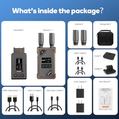 Wireless HDMI Transmitter for Pocket/Action/Insta 360, HD Video Receiver - size: The second generation
