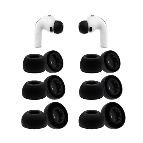 Klowcok Replacement Ear Tips for AirPods Pro 3 Earbuds, Assorted-S/M/L