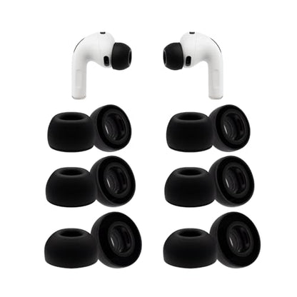 Klowcok Replacement Ear Tips for AirPods Pro 3 Earbuds, Assorted-S/M/L