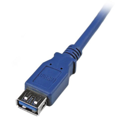 StarTech 6ft USB 5Gbps Extension Cable, USB-A M/F, Black (USB3SEXTAA6) | Male to Female, SuperSpeed, Shielded twisted pair construction - color: Blue, size: 6 ft