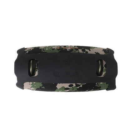 Silicone Case Cover for JBL Xtreme 4 Bluetooth Speaker, Soft Travel Carrying Protective Cover Carrying Bag Cover Portable Protective Skin Case (Black) - color: Black