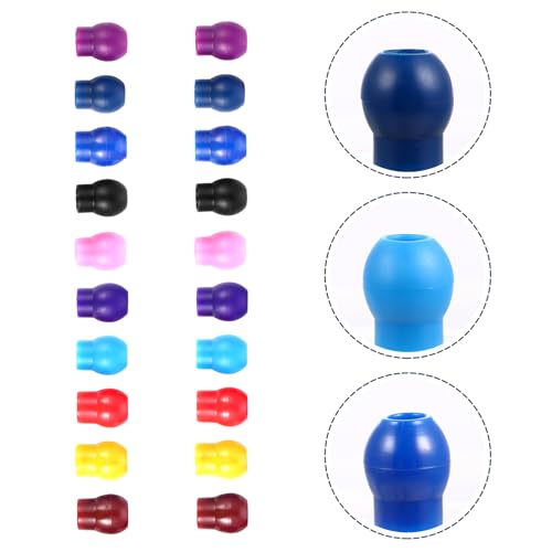 Healifty 10 Pairs Ear Plugs Replacement Tips for Comfort and Noise Isolation Compatible with Most Parts