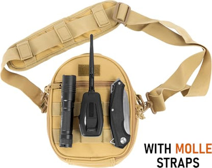 ACE Schakal Tactical Ear Muff Bag for Range & Gear - Beige - color: Beige