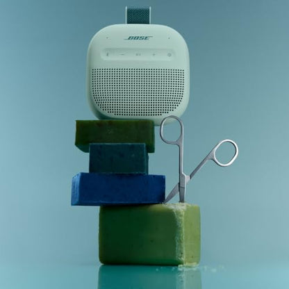 Bose SoundLink Micro Portable Bluetooth Speaker (2nd Gen), Wireless Outdoor Speaker, Up to 12 Hours Battery Life, Waterproof and Dustproof, Dewdrop Mint - Limited Edition Color - color: Dewdrop Mint