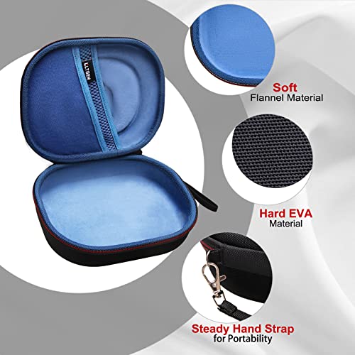 Case for JBL Tune 770NC/510BT/720BT/520BT/670NC/520C Headphones Blue | Hard Carrying Travel Case for JBL Live 770NC/670NC/680NC/780NC Headphones - color: Black+Blue