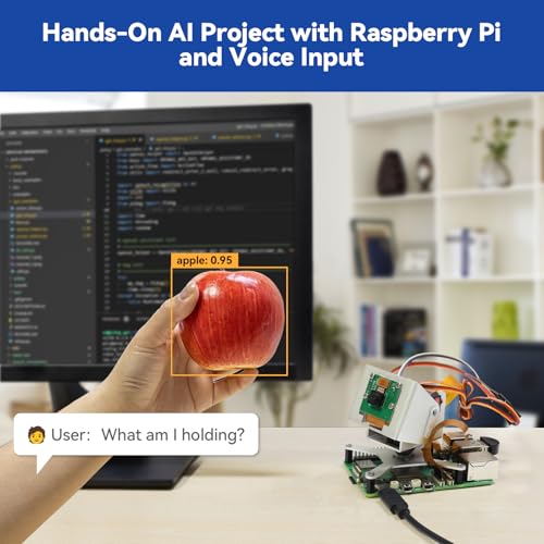 SunFounder USB 2.0 Mini Microphone for Raspberry Pi 5/4B/3B+/3B, Pironman 5/Max/Mini/Pro Max, Laptop Desktop PCs, AI LLMs Openclaw Voice Recognition, No Driver