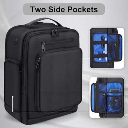 GDNasist Game Console Backpack Compatible with PS5/PS5 Pro/PS5 Slim - style: Front-opening Style