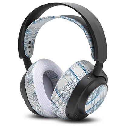 WC Side Plates for Arctis Nova Pro Wireless, Pro Wired & Nova Elite | Made by Wicked Cushions | Also fits Nova Pro Omni, 7, 7X & 7P | Ivory Tide - color: Ivory Tide