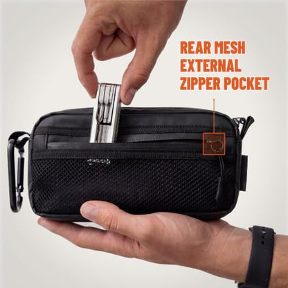 NEO Production Zipper Bags - Electronics & Camera Accessories Bag - Cable organizer, Gear Accessory Pouch, Travel Camera Essentials (Extra Small, Black) - size: X-Small