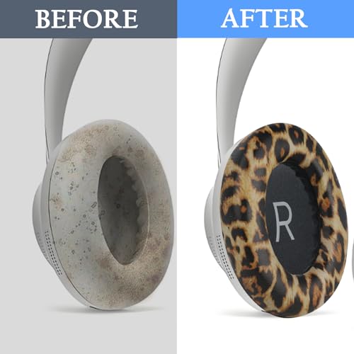 Adhiper Replacement Ear Pads for Bose 700/NC700 Wireless Headphones - color: Leopard Print