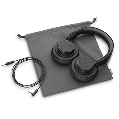 Plantronics 211138-99 Backbeat Go 600 Noise-Isolating Headphones, Over-The-Ear Bluetooth Headphones, Black
