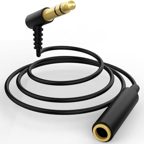 Headphone Extension Cable Compatible with Bose QuietComfort QC45 QC35II QC35 QC25 NC700 Headphones, 3.5mm Male to Female Stereo Audio Cable for Phone, PS4, Switch, Tablets (4ft) - style: 4ft