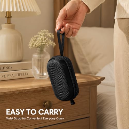 Hard Shell Hearing Aid Case for Most Hearing Amplifiers, Black