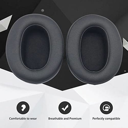 Earpads for Sony WH-XB900N Replacement Ear Cushion Pads with Protein Leather and Memory Foam for Sony WHXB900N Headphones ONLY, Black