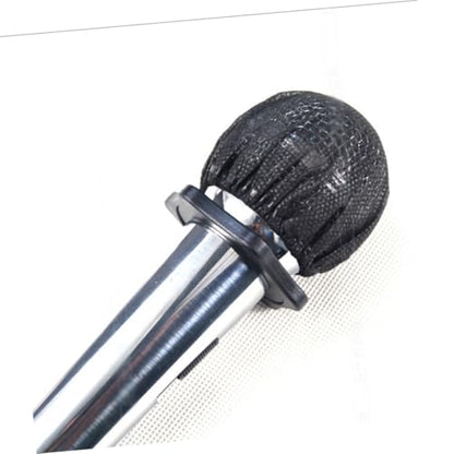 EXCEART Disposable Microphone Cover Set Non-woven Fabric 66pcs/mic Windscreen for Ktv - color: Black