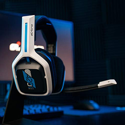 ASTRO Gaming Logitech G A20 Gen 2 Wireless Headset PlayStation - White/Blue | Compatible with PlayStation 5, PlayStation 4, PC, Mac - style: PS5, PS4, PC/Mac