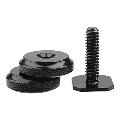 Camera Hot Shoe Mount to 1/4"-20 Tripod Screw Adapter Cold Shoe Mount,2Pcs