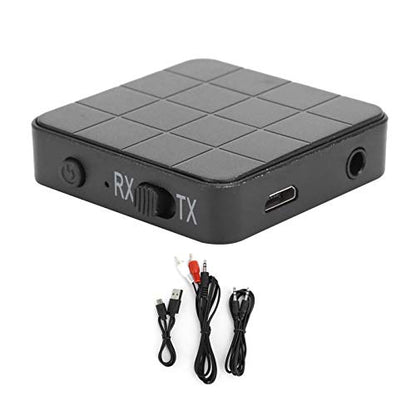 KN321 Wireless Bluetooth 5.0 Audio Transmitter Receiver, 2 in 1, TV Computer Adapter, Audio Transmitter and Receiver one Key Switch, high Compatibility