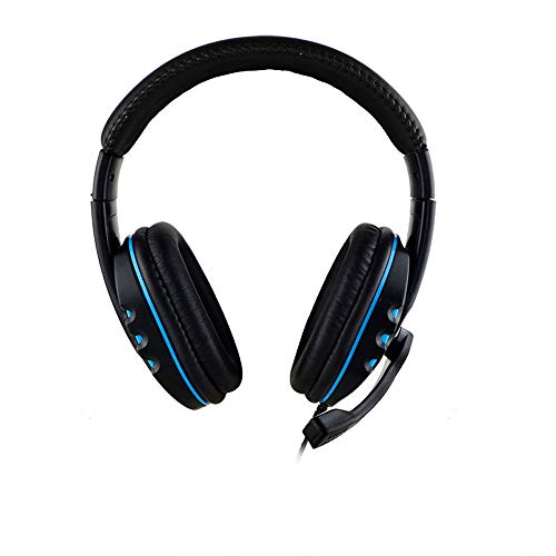 HHmei New Gaming Headset Voice Control Wired HI-FI Sound Quality for PS4 Black - PS4 Wired Headset Headset