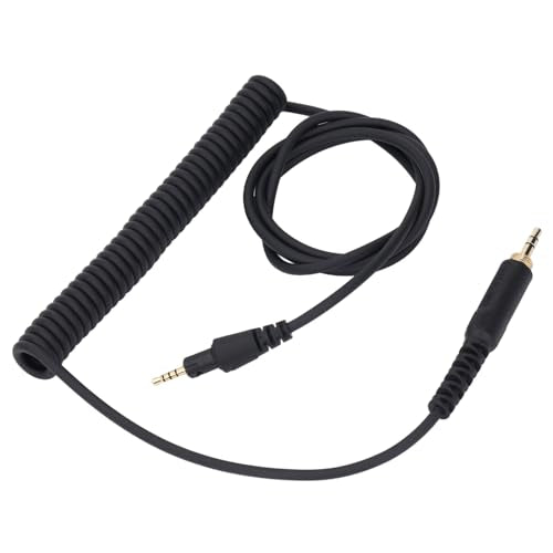 Fabater Coiled Audio Cable, 3.5mm Male to Male Headphone Cable, Extension Wire Auxiliary Stereo Aux Cord for DJHDJCUE1, HDJCUE1BT, HDJX5, HDJX7, HDJS7 Wireless Headphones