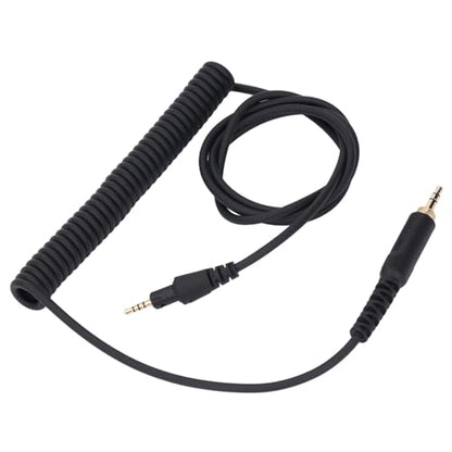 Fabater Coiled Audio Cable, 3.5mm Male to Male Headphone Cable, Extension Wire Auxiliary Stereo Aux Cord for DJHDJCUE1, HDJCUE1BT, HDJX5, HDJX7, HDJS7 Wireless Headphones