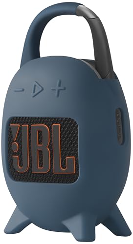 Geiomoo Silicone Carrying Case for JBL Clip 5, Protective Portable Scratch Shock Resistant Cover (Navy Blue) - color: Navy Blue