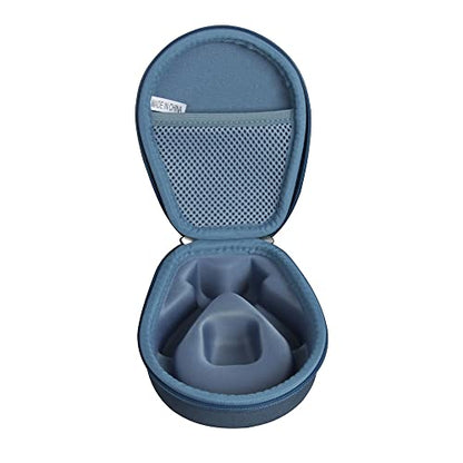 Hermitshell Hard Case for AfterShokz Trekz Air/AfterShokz Aeropex/Titanium Mini/Shokz OpenRun Pro Open Ear Wireless Bone Conduction Headphones AS650 / AS800 (Blue)(Only Case) - color: Blue
