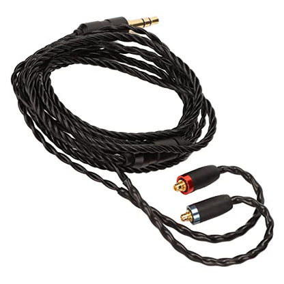 Replacement Headphone Cable for SE215 SE315 SE425 SE535 SE846, MMCX to 3.5mm OFC Earphone Cable with Mic, Oxygen Free Copper Wire for Westone UE AudioSense