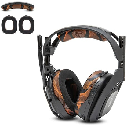 WC Mod Kit A50 - Earpads & Headband for Astro A50 Gen 4/5 / A50x | Made by Wicked Cushions | Cooling Gel Earpads and Matching Headband that offer Enhanced Comfort & Durability | Kinetic Wave - color: Kinetic Wave