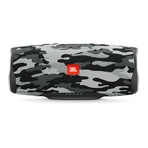 JBL Charge 4 Portable Bluetooth Speaker (Black/White Camouflage) - color: Multicolor