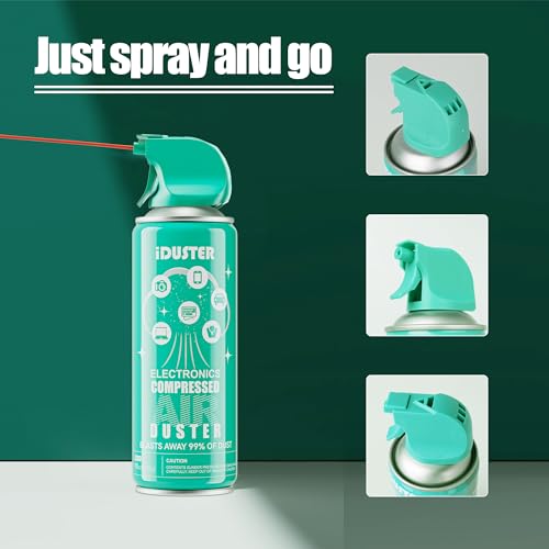 Compressed Canned Air Duster - 3 PCS Disposable Compressed Air Duster Can Cleaning for Computer,Keyboard, Jewelry, Car and Cellphone, 10oz - size: 3PCS 10oz