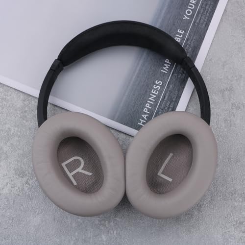 Ear Cushions Replacement for Bose QuietComfort 45 QC35 QC35ii QC25 QC15 with Upgraded Memory Foam& Sweat-Proof Protein Leather (Sandstone) - color: QC45 Sandstone