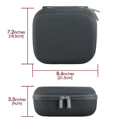 Linkidea Headphones Carrying Case Compatible with Corsair HS55, HyperX Cloud III, Logitech G435 Case, Replacement Protective Hard Shell Travel Bag with Cable, Charger Storage (Grey)