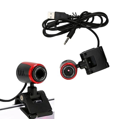 Sonew HD USB2.0 Webcam with 360° Adjustable Angle and Built-in Microphone for PC and Laptop Video Conferencing