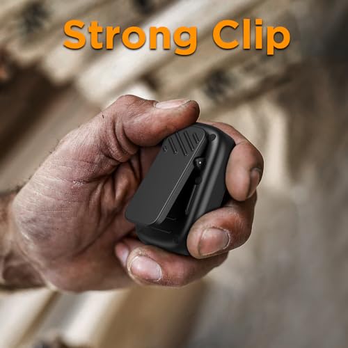 Wearable Bluetooth Speaker Built in Mics for Hands Free Call/Voice Assistant Clip on Portable Small Wireless Speakers Ipx7 up to 15H Playing for Work/Cycling/Outdoor/Sports/Hiking/Golf