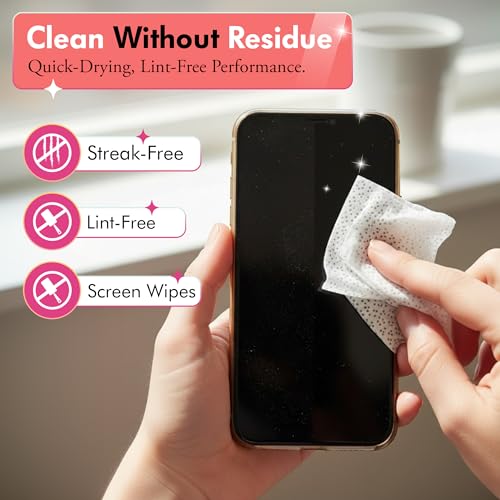 Harbour Island Tech & Lens Wipes Canister for Glasses & Phones, 120 Count | Pre-moistened, lint-free wipes remove smudges without streaks or scratches. Safe for lenses, phones, tablets & screens. - color: Harbour Island