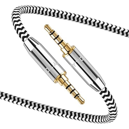 Audiophile 3.5mm Audio Cable, 4N OFC TRRS AUX Cord, 3.3ft | 24K Gold-Plated Plugs, Auxiliary Cord with HiFi Sound & Clear Calls, for Car Stereo, Home Audio, Smartphones, Headphones