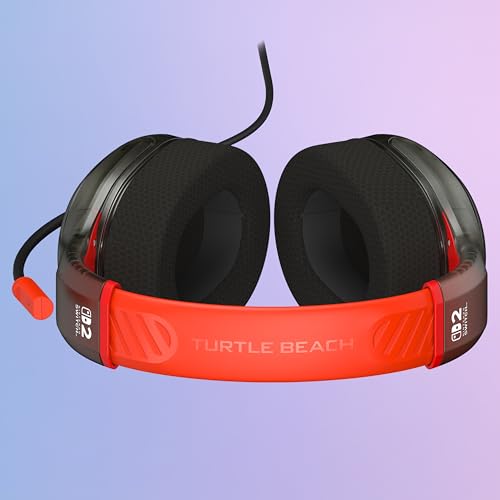 Turtle Beach Airlite Fit Wired Gaming Headset Mario Star, Nintendo Switch 2 | Also works with Nintendo Switch OLED, Flip-to-Mute Mic, Comfortable Ear Cushions, 40mm Speakers, Lightweight, Mario Star - color: Mario Star