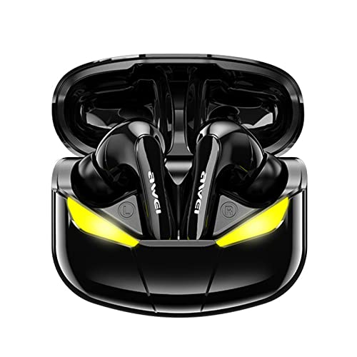 Gaming Earbuds True Wireless Bluetooth 5.1 Gaming Ear Buds with Microphone Deep Bass Hi-Fi Stereo Earbuds 45ms Ultra Low Latency Music Gaming Dual Modes Earphones Waterproof Headphones for PC Laptop