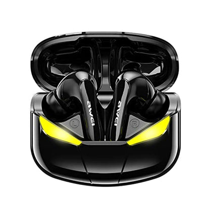 Gaming Earbuds True Wireless Bluetooth 5.1 Gaming Ear Buds with Microphone Deep Bass Hi-Fi Stereo Earbuds 45ms Ultra Low Latency Music Gaming Dual Modes Earphones Waterproof Headphones for PC Laptop