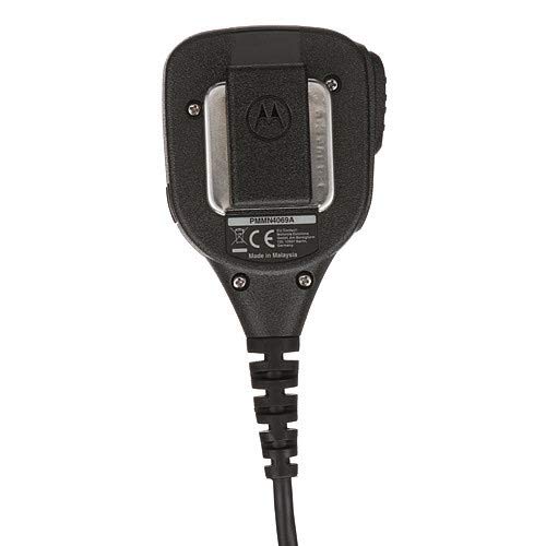Motorola PMMN4069A Remote Speaker Microphone with Impres Audio (Black) - color: PMMN4069A