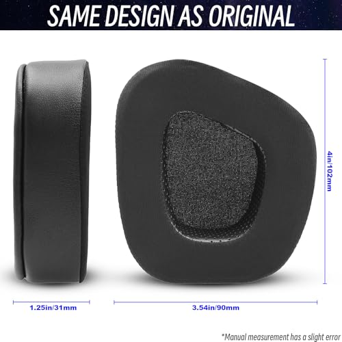 Replacement Ear Pads Cushions for Corsair Void & Corsair Void PRO RGB Wired/Wireless Gaming Headsets(Cooling-Gel/Black)