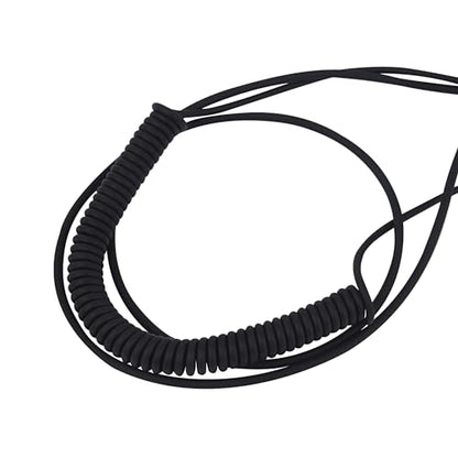Behind The Head AVPH5 Earpiece, Boom Mic Headset with Finger Ptt for Midland lxt630vp3 lxt500vp3 gxt1050vp4 1000g gxt FRS gmrs lxt630pa lxt600pa gxt1000vp4 avph4 avph5 GTX 1000 lxt600 Radios