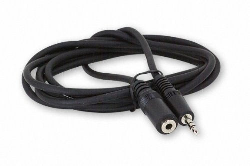 YCS basics 6 Foot 3.5mm Stereo Headphone/AUX Extension Cable Male/Female - size: 006 Ft