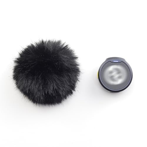 LEFXMOPHY 2-Pack Black Windscreen for Hollyland Lark M2 Wind Screen Furry Deadcat Cover - color: BLACK