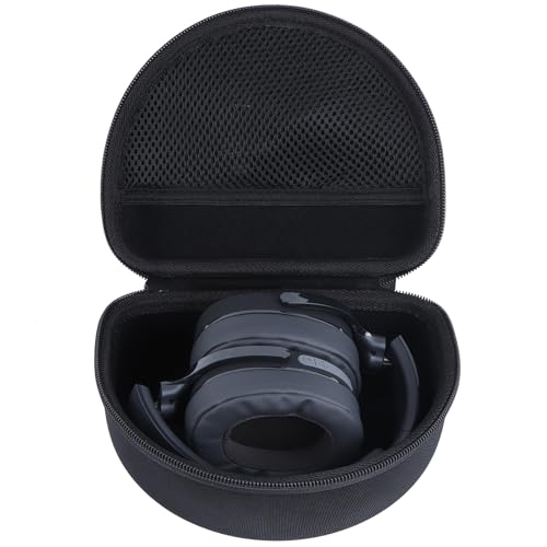 Case for Skullcandy Hesh Evo/Hesh ANC/Crusher ANC 2 Headphones | Hard Shell Shockproof, Portable Headphone Storage, Mesh Bag Organizer, Lightweight Travel - color: Black