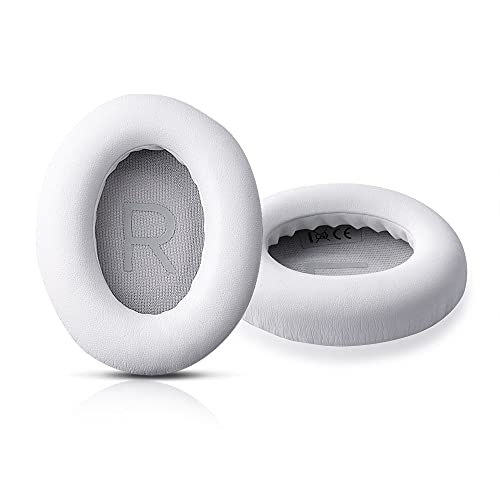HUYUN Protein Leather Ear Pads Replacement for Bose Headphones 700, NCH700, NC700 Headphones Earpads, Headset Ear Cushion Repair Parts (White) - color: White
